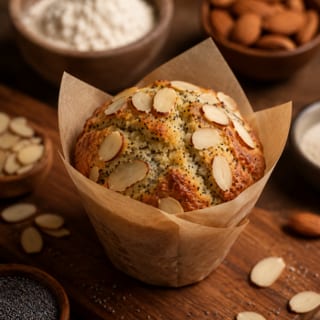 Almond Poppyseed Muffin